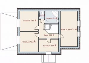 Двухэтажный коттедж, отделанный кирпичом-%d0%bf%d1%80%d0%be%d0%b5%d0%ba%d1%82-%d0%b4%d0%be%d0%bc%d0%b0